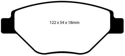 EBC Brakes Greenstuff Performance Brake Pads - Front Pad Set - Bosch Calipers