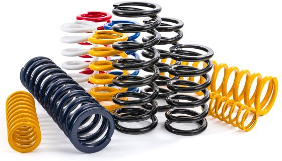"Faulkners Race Springs 2.5" Internal Diameter" - 2.50inch ID 8.0inch Length 200lbs/ins