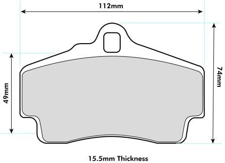 Pagid RSL29 Brake Pads - Rear Pad Set