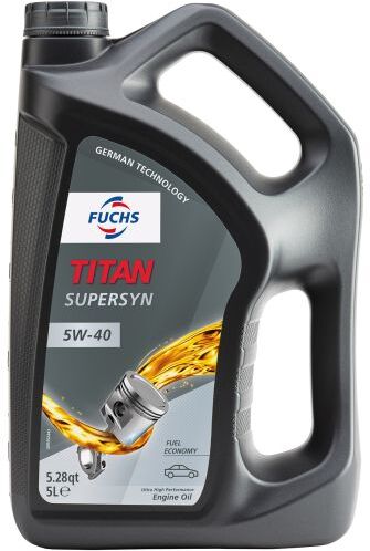 Fuchs Titan SuperSyn SAE 5W40 Engine Oil - 5 litre