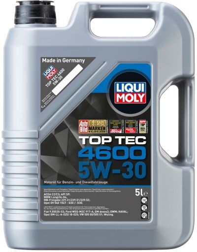 Liqui Moly Top Tec 4600 5W30 Synthetic Technology Engine Oil - 5 Litre