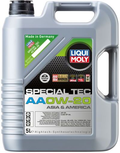 Liqui Moly Special Tec AA 0W20 Synthetic Technology Engine Oil - 5 Litre