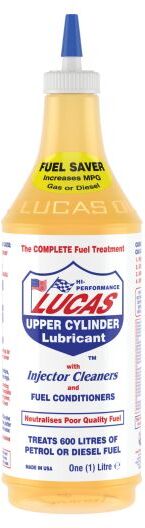 Lucas Oil Fuel Treatment - Upper Cylinder Lubricant & Fuel System Cleaner - 1 Litre Bottle