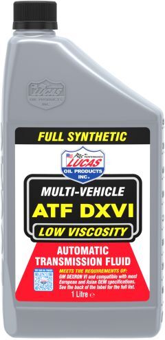 Lucas Oil Multi-Vehicle ATF DXVI Synthetic Automatic Transmission Fluid - 1 Litre