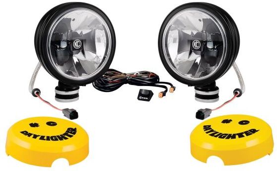 "KC HiLiTES 6" Daylighters Gravity LED G6 Daylighters - Pair" - Drrive Beam Black
