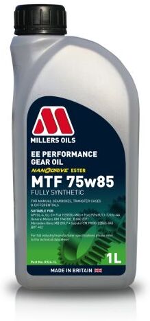 Millers Oils EE Performance MTF 75W85 Synthetic Gear Oil - 1 Litre
