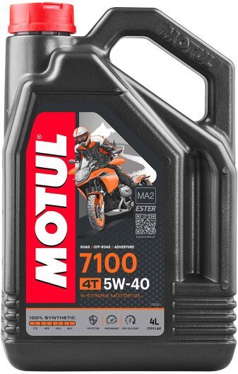 Motul 7100 Fully Synthetic Motorcycle Engine Oil - 4 Litre, 5W40