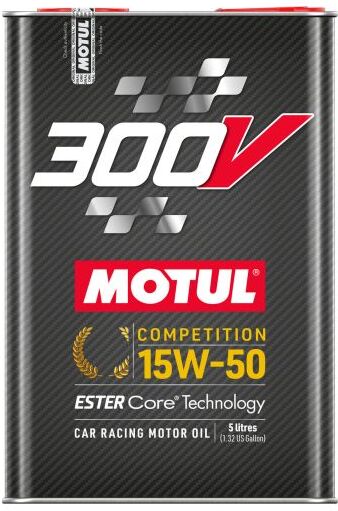 Motul 300V Competition Synthetic Motorsport Engine Oil - 5 Litre, 15W50
