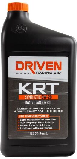 Driven Racing Oil KRT Synthetic Kart Engine Oil - 1 X 1 Quart (0.946 Litre)