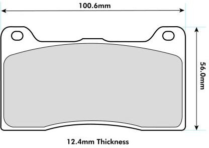 EBC Brakes Yellowstuff Brake Pads To Fit Wilwood Dynapro / Billet Dynalite Calipers - EBC Yellowstuff Ceramic Compound - Set Of 4