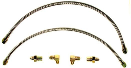 Wilwood Front Brake Lines For Honda Civic 90-99 Big Brake Kit - Silver, Silver - Silver