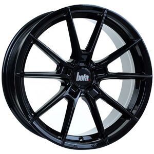 Bola B19 Alloy Wheels In Gloss Black Set Of 4 - 17x7.5 Inch ET40 5x100 PCD, Black  - Black