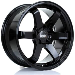 Bola B1 Alloy Wheels In Gloss Black Set Of 4 - 18x8.5 Inch ET45 5x114.3 PCD 72.6mm Centre Bore Black Gloss, Black  - Black