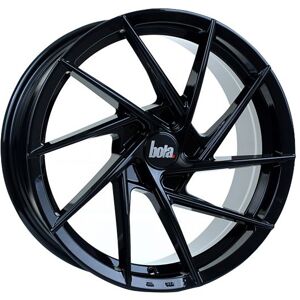 Bola B26 Alloy Wheels In Gloss Black Set Of 4 - 18x8 Inch ET45 5x112 PCD, Black  - Black