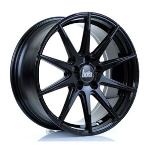 Bola CSR Alloy Wheels In Gloss Black Set Of 4 - 18X8 Inch ET40 5X108 PCD 76mm Centre Bore Black Gloss, Black  - Black
