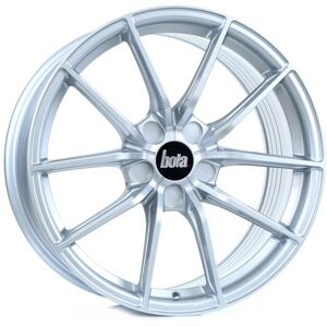 Bola FLC Alloy Wheels In Crystal Silver Set Of 4 - 18x8.5 Inch ET42 5x114 PCD 76mm Centre Bore Crystal Silver, Silver  - Silver