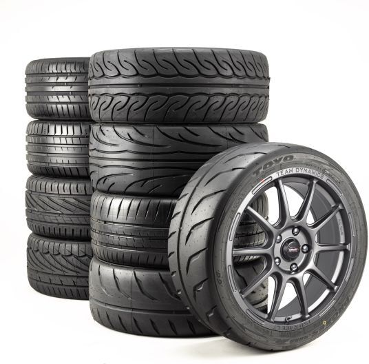 Team Dynamics Pro Race LT Matt Gunmetal Alloy Wheel And Tyre Package - 15x7 Inch ET35 4X108 PCD 73.1mm CB MG With Uniroyal RainSport 5 205/50R15 82V, Gunmetal - Gunmetal
