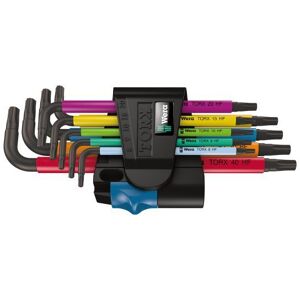 Wera L Key Torx Holding Function Key Set Multi Colour 9pc TX8-TX40 - 024179 Wera L Key Torx Holding Function Key Set Multi Colour 9pc TX8-TX40 - 024179