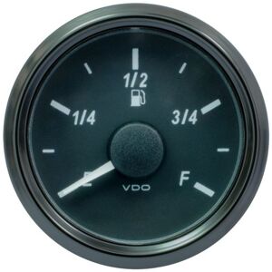 VDO Singleviu Fuel Level Gauge Electrical - White, E - F, Float Arm, Black - Black VDO Singleviu Fuel Level Gauge Electrical - White, E - F, Float Arm, Black - Black