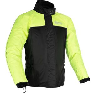 Oxford Rainseal Motorcycle Over Jacket - Black / Fluro - XXXX-Large, Black/yellow  - Black/yellow