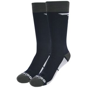 Oxford Waterproof OxSocks - Black - Large (10-12), Black  - Black