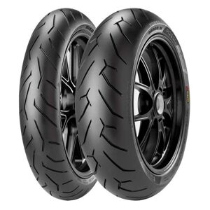 Pirelli Diablo Rosso II Motorcycle Tyre - 120 70 ZR17 M/C (58W) TL - Front