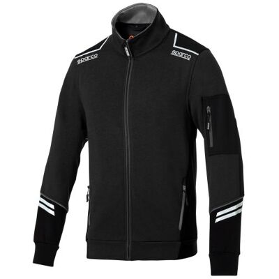 Sparco Alabama Tech Full Zip Sweatshirt - Black Sparco Alabama Tech Full Zip Sweatshirt - Black
