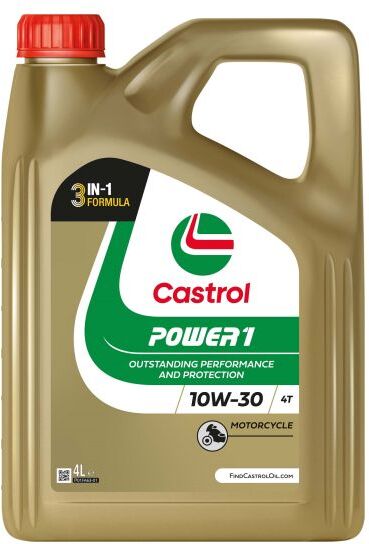 Castrol Power 1 4T 10W-30 Motorcycle Engine Oil - 1 x 4 Litre