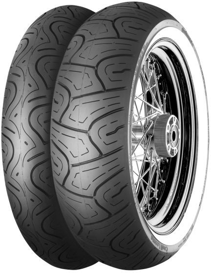 Continental ContiLegend White Wall Motorcycle Tyre - 180/65 B16 (81H) REINF TL - Rear