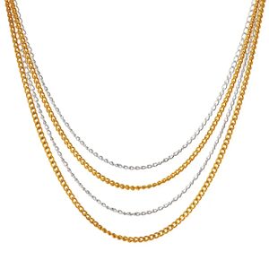 Baker Ross Gold & Silver Necklace Chains (Per pack)