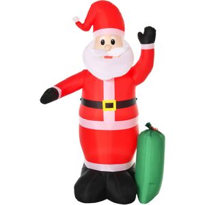 HOMCOM Inflatable 2.4m Santa Claus