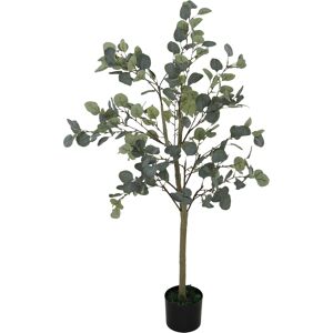 HOMCOM Decorative Artificial Plant, 5ft/ 150cm Silk Eucalyptus Tree with 230 Silver Dollar Leaves in Pot, Fake Plant for Home, Office, Living Room, Indoor Decor HOMCOM Decorative Artificial Plant, 5ft/ 150cm Silk Eucalyptus Tree with 230 Silver Dollar Leaves in Pot, Fake Plant for Home, Office, Living Room, Indoor Decor