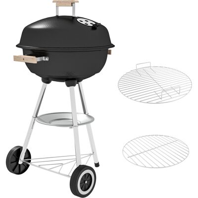 Outsunny BBQ Grill Charcoal Grill Portable Charcoal BBQ Round Kettle Grill Outdoor Heat Control Party Patio Barbecue Aosom UK Outsunny BBQ Grill Charcoal Grill Portable Charcoal BBQ Round Kettle Grill Outdoor Heat Control Party Patio Barbecue Aosom UK