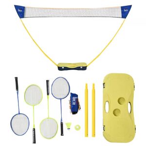 HOMCOM Badminton Net Set Portable, Foldable Design for Indoor Outdoor Use, Ideal for Beach, Backyard