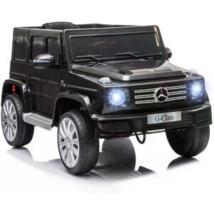 HOMCOM Compatible 12V Battery-powered Kids Electric Ride On Car Mercedes Benz G500 Toy with Parental Remote Control Music Lights MP3 Suspension Wheels