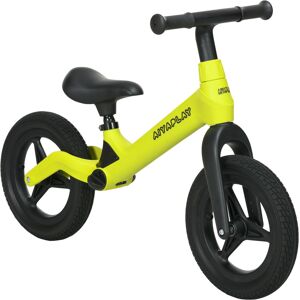 AIYAPLAY Balance Bike with Adjustable Seat and Handlebar, PU Wheels, No Pedal, Aged 30-60 Months up to 25kg - Green