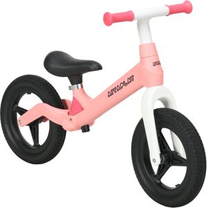 AIYAPLAY Balance Bike Toddler with Adjustable Seat and Handlebar, PU Wheels, No Pedal, Aged 30-60 Months up to 25kg - Pink