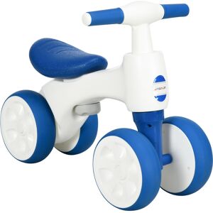 AIYAPLAY Toddler Balance Bike, 4-Wheel No Pedal Design, Anti-Slip Handlebars, Ideal Gift for 18-36 Months, Blue