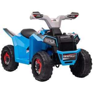HOMCOM Quad Bike for Toddlers, 6V Battery with Durable Wheels, Forward and Reverse Functions, for 18-36 Months, Blue