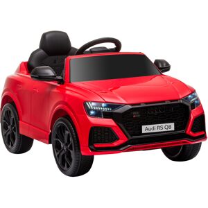 HOMCOM Audi RS Q8 6V Kids Electric Ride On Car, Kids Electric Toy with Parental Remote Control Music Lights USB MP3, Red