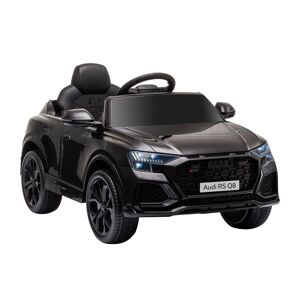 HOMCOM Audi RS Q8 Licensed 6V Electric Ride On Car for Children, with Remote Control, Music & Lights, Black