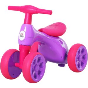 HOMCOM Toddler Balance Ride-On Toy, Training Walker, Rubber Wheels, Safe and Fun, Purple