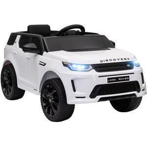 AIYAPLAY Land Rover Discovery Sport Licensed 12V Kids Ride on Car w/ Remote Control, Lights Music Horn, for 3-6 Years White Aosom UK