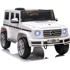 HOMCOM Compatible 12V Battery-powered Kids Electric Ride On Car Mercedes Benz G500 Toy w/ Parental Remote Control Music Lights Aosom UK HOMCOM Compatible 12V Battery-powered Kids Electric Ride On Car Mercedes Benz G500 Toy w/ Parental Remote Control Music Lights Aosom UK
