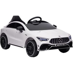 AIYAPLAY Mercedes-AMG CLA 45 Licensed 12V Kids Electric Car Ride on Car w/ Remote, Suspension Lights Music Horn - White AIYAPLAY Mercedes-AMG CLA 45 Licensed 12V Kids Electric Car Ride on Car w/ Remote, Suspension Lights Music Horn - White