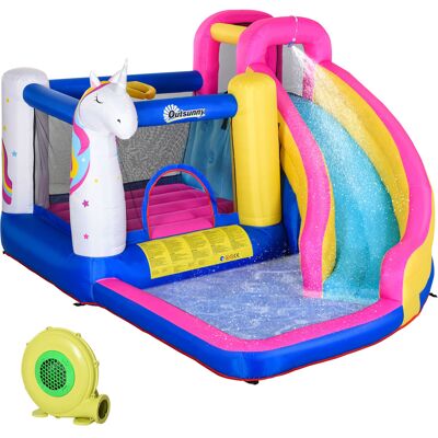 Outsunny 5 in 1 Bouncy Castle for Children with Blower for 3-8 Years Old Kids Outsunny 5 in 1 Bouncy Castle for Children with Blower for 3-8 Years Old Kids