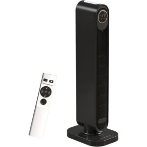 HOMCOM 2000W Ceramic Electric Heater with Fan, Timer, Oscillation - Black