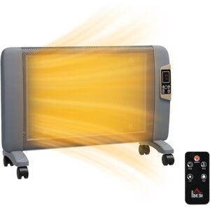 HOMCOM Convector Heaters, Portable Heater with 2 Heat Settings, Adjustable Temperature 15-40°C, 1000W/2000W, Living Room, Garage, Grey Aosom UK HOMCOM Convector Heaters, Portable Heater with 2 Heat Settings, Adjustable Temperature 15-40°C, 1000W/2000W, Living Room, Garage, Grey Aosom UK