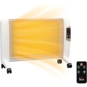 HOMCOM Convector Heaters, Portable Heater with 2 Heat Settings, Adjustable Temperature 15-40°C, 1000W/2000W, Living Room, Garage, White Aosom UK HOMCOM Convector Heaters, Portable Heater with 2 Heat Settings, Adjustable Temperature 15-40°C, 1000W/2000W, Living Room, Garage, White Aosom UK