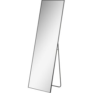 HOMCOM Free Standing Mirror w/ Anti-Slip Pads & Explosion-Proof Film for Bedroom & Dressing Room, 160 x 40cm, Black Aosom UK